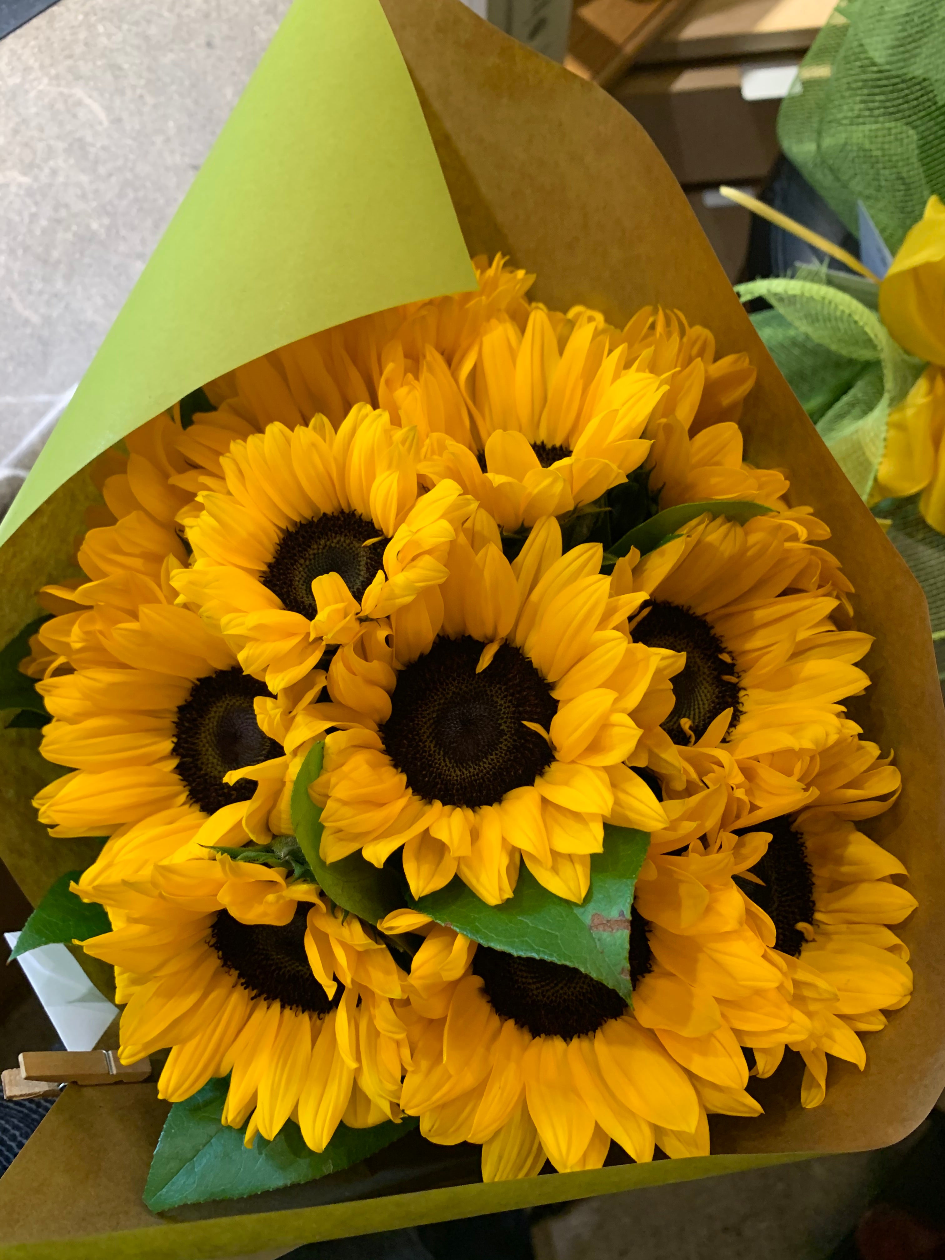 Bouquet di girasoli