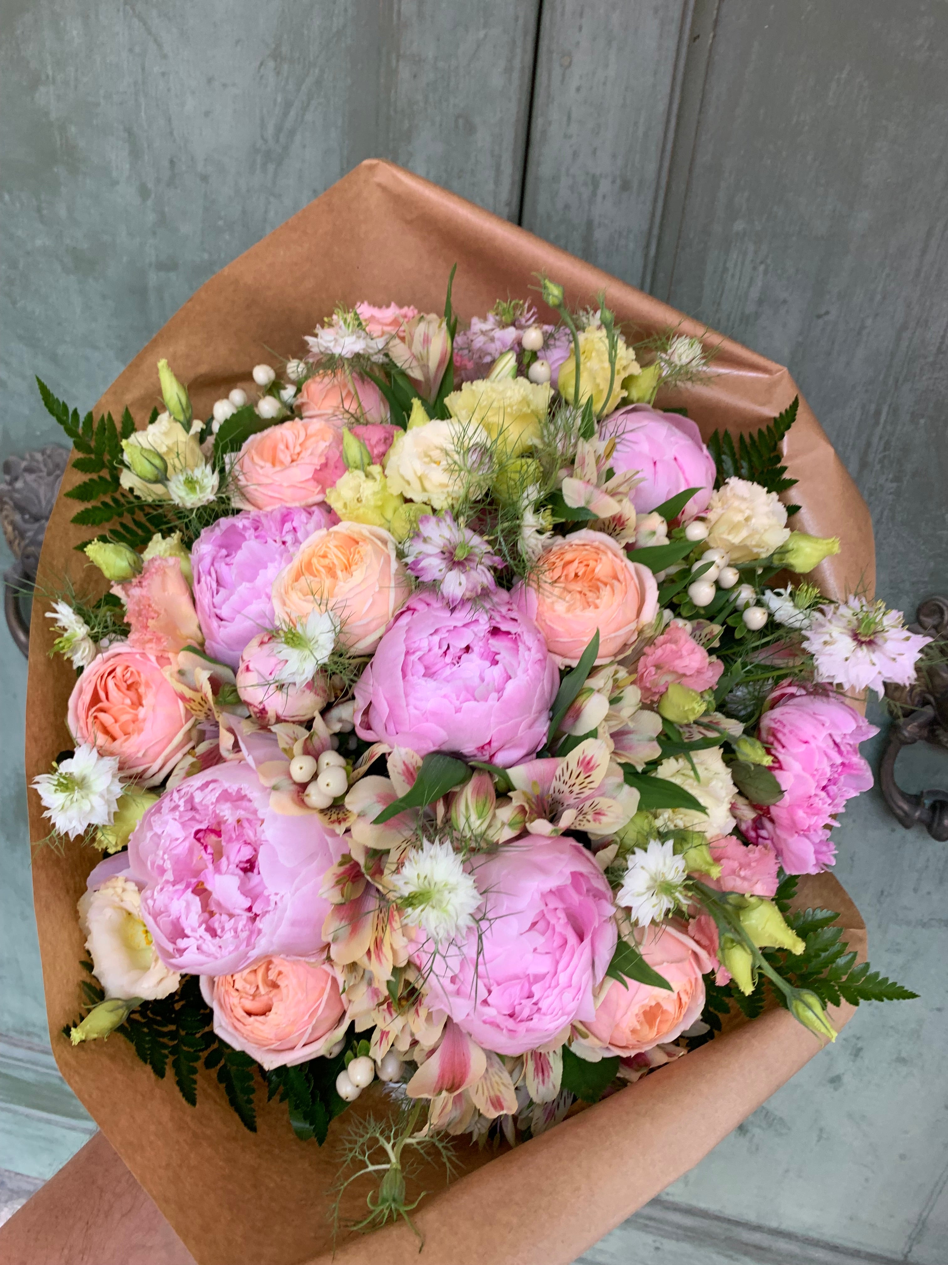 Bouquet con peonie